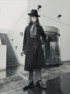 「アイテム（トップス）」を使った、2440046さん（メンズ・172cm・60代）の冬コーディネート