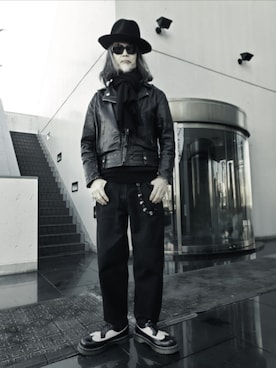 「HERMES（エルメス）のアイテム」を使った、2440046さん（メンズ・172cm）の冬コーディネート