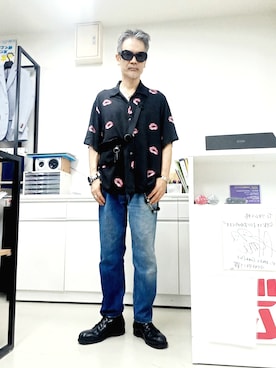 「アイテム（ウォレットチェーン）」を使った、2440046さん（メンズ・172cm）の秋コーディネート