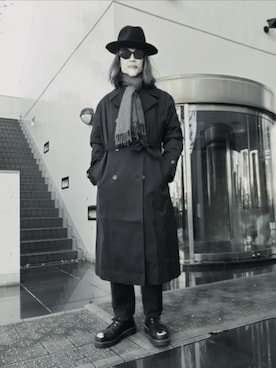 「アイテム（アナログ腕時計、グレー系）」を使った、2440046さん（メンズ・172cm）の冬コーディネート