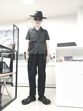 「SETTO（セット）のアイテム（パンツ）」を使った、2440046さん（メンズ・172cm）の夏コーディネート