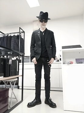 「THE SHOP TK （ザ ショップ ティーケー ）のアイテム（テーラードジャケット）」を使った、2440046さん（メンズ・172cm）の春コーディネート