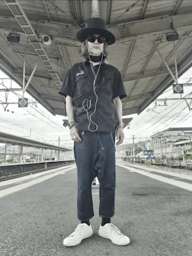 「Dickies（ディッキーズ）のアイテム」を使った、2440046さん（メンズ・172cm）の夏コーディネート