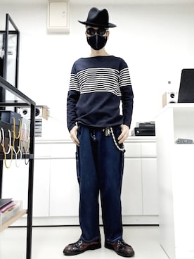 「LYNCHのアイテム」を使った、2440046さん（メンズ・172cm）の冬コーディネート