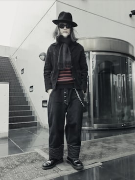 「HAMILTON（ハミルトン）のアイテム」を使った、2440046さん（メンズ・172cm）の冬コーディネート