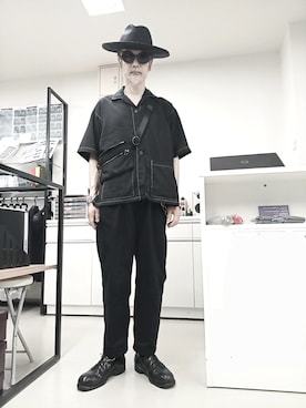 「アイテム（デジタル腕時計）」を使った、2440046さん（メンズ・172cm）の夏コーディネート
