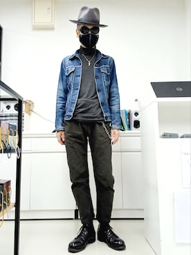 「ISABEL MARANT（イザベルマラン）のアイテム（パンツ）」を使った、2440046さん（メンズ・172cm）の春コーディネート