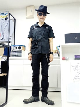 「アイテム（ウォレットチェーン）」を使った、2440046さん（メンズ・172cm）の夏コーディネート