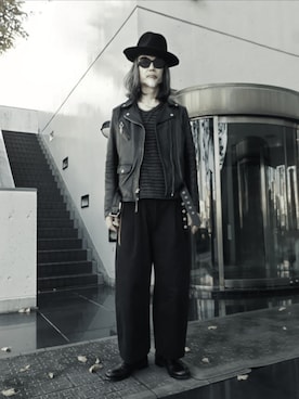 「アイテム（ブーツ）」を使った、2440046さん（メンズ・172cm）の秋コーディネート