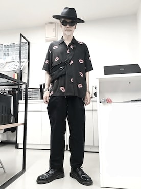 「SETTO（セット）のアイテム（パンツ）」を使った、2440046さん（メンズ・172cm）の夏コーディネート