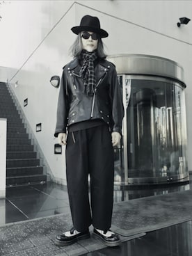 「アイテム（帽子）」を使った、2440046さん（メンズ・172cm・60代）の秋コーディネート