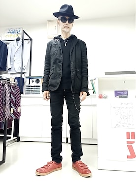 「LYNCHのアイテム」を使った、2440046さん（メンズ・172cm）の秋コーディネート