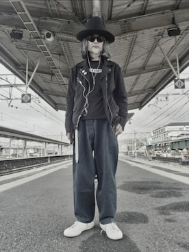 「HERMES（エルメス）のアイテム（アクセサリー）」を使った、2440046さん（メンズ・172cm）の秋コーディネート
