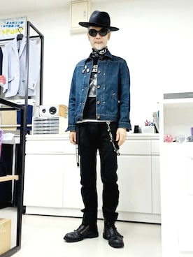 「アイテム（ウォレットチェーン）」を使った、2440046さん（メンズ・172cm）の夏コーディネート