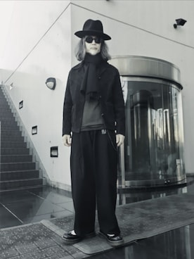 「アイテム（帽子）」を使った、2440046さん（メンズ・172cm・50代）の冬コーディネート