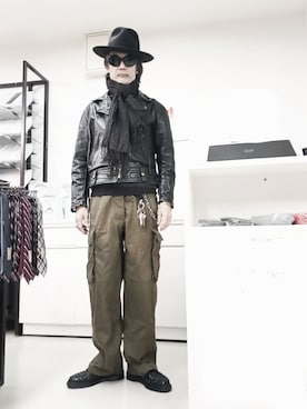 「STUDIO D'ARTISAN（ステュディオ・ダ・ルチザン）のアイテム」を使った、2440046さん（メンズ・172cm）の冬コーディネート