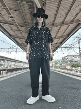 「CA4LA（カシラ）のアイテム」を使った、2440046さん（メンズ・172cm）の夏コーディネート
