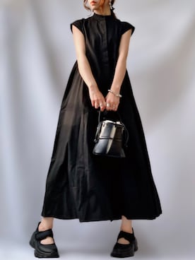「シャツワンピ」｜「アイテム（その他）」を使った、𝕐 𝕌 ℝ 𝕀*さん（レディース・154cm）の春コーディネート