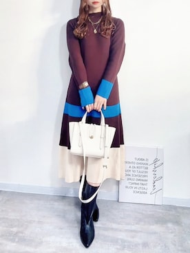 𝕐 𝕌 ℝ 𝕀*さん(レディース・154cm)の冬コーディネート