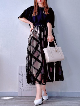 「ZARA（ザラ）のアイテム」を使った、𝕐 𝕌 ℝ 𝕀*さん（レディース・154cm）の夏コーディネート