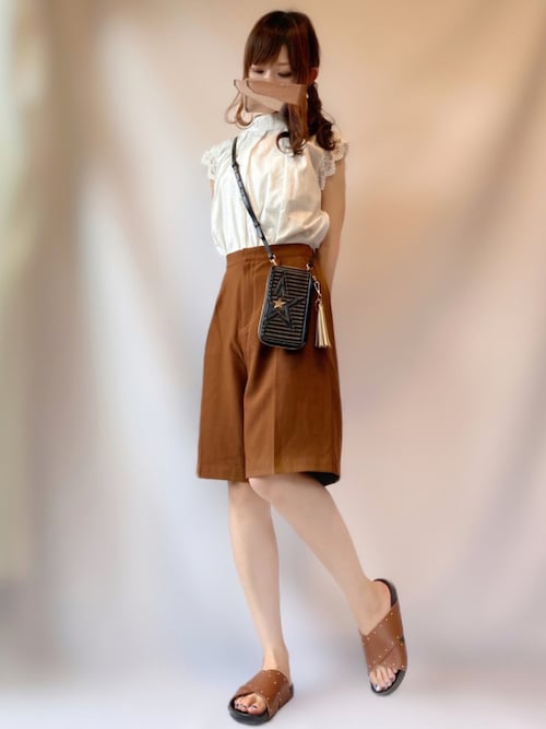 cocoさん専用 センタープレスハーフパンツ（その他パンツ）｜coca（coca
