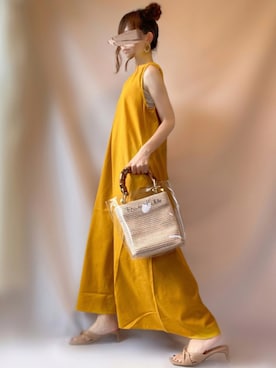 「WILLSELECTION（ウィルセレクション）のアイテム（トップス）」を使った、𝕐 𝕌 ℝ 𝕀*さん（レディース・154cm）の夏コーディネート