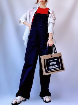 𝕐 𝕌 ℝ 𝕀*さん（レディース・154cm）の春コーディネート