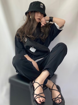 𝕐 𝕌 ℝ 𝕀*さん（レディース・154cm）の夏コーディネート