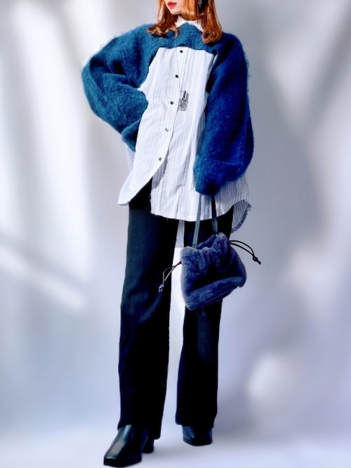 セール】モヘアショートニット（ニット/セーター）｜NOISE MAKER