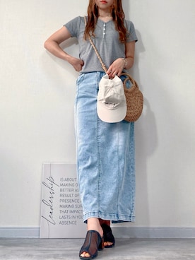 𝕐 𝕌 ℝ 𝕀*さん（レディース・154cm）の夏コーディネート