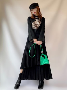 「ミニショルダー」｜「アイテム（その他）」を使った、𝕐 𝕌 ℝ 𝕀*さん（レディース・154cm）の秋コーディネート