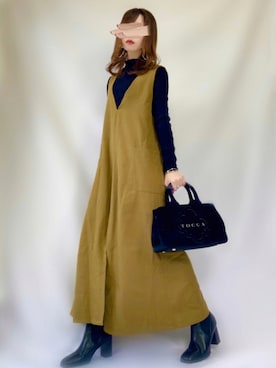 「TOCCA（トッカ）のアイテム」を使った、𝕐 𝕌 ℝ 𝕀*さん（レディース・154cm）の秋コーディネート