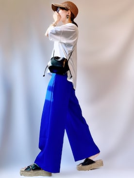 𝕐 𝕌 ℝ 𝕀*さん(レディース・154cm)の夏コーディネート