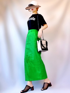「BALENCIAGA」｜「アイテム（その他）」を使った、𝕐 𝕌 ℝ 𝕀*さん（レディース・154cm）の春コーディネート
