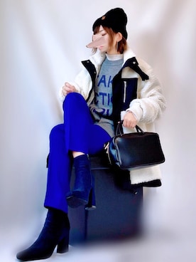 「RODE SKO」｜「アイテム（その他）」を使った、𝕐 𝕌 ℝ 𝕀*さん（レディース・154cm）の冬コーディネート