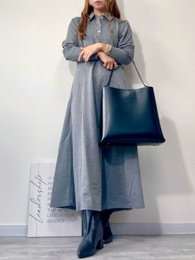 「アイテム（ピアス（両耳用））」を使った、𝕐 𝕌 ℝ 𝕀*さん（レディース・154cm）の秋コーディネート