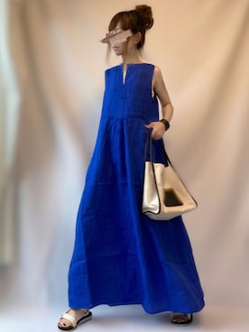 「Bou Jeloud（ブージュルード）のアイテム（アクセサリー）」を使った、𝕐 𝕌 ℝ 𝕀*さん（レディース・154cm）の夏コーディネート