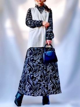 𝕐 𝕌 ℝ 𝕀*さん（レディース・154cm）の冬コーディネート