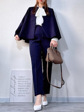 「coca（coca）（コカ）のアイテム」を使った、𝕐 𝕌 ℝ 𝕀*さん（レディース・154cm）の冬コーディネート