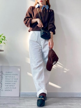 𝕐 𝕌 ℝ 𝕀*さん(レディース・154cm)の秋コーディネート