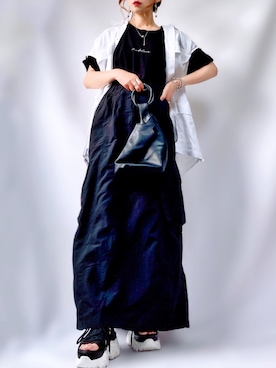 「reca（レカ）のアイテム」を使った、𝕐 𝕌 ℝ 𝕀*さん（骨格ウェーブ・レディース・154cm）の春コーディネート