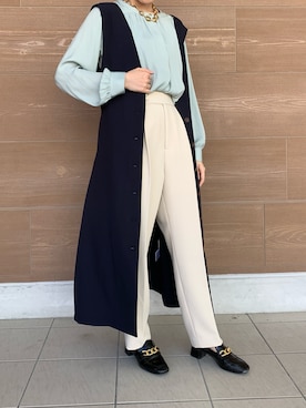 「Te chichi TERRASSE」｜「アイテム（ワンピース/ドレス）」を使った、kiyoriさん（レディース・157cm）の春コーディネート