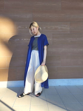 kiyoriさん（レディース・157cm）の夏コーディネート