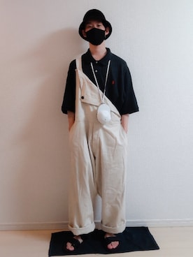 「COS（コス）のアイテム（サンダル）」を使った、AAaaさん（メンズ・168cm）の夏コーディネート