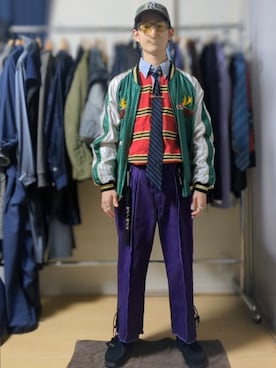 「アイテム（雑貨/ホビー）」を使った、AAaaさん（メンズ・168cm）の秋コーディネート