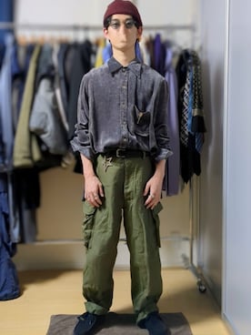 「アイテム（ネクタイピン）」を使った、AAaaさん（メンズ・168cm）の秋コーディネート