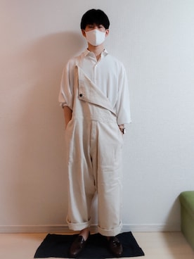 「O project（オープロジェクト）のアイテム（オールインワン・サロペット）」を使った、AAaaさん（メンズ・168cm）の夏コーディネート