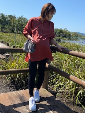 「臨月コーデ」｜ayuさん（レディース・155cm）の秋コーディネート