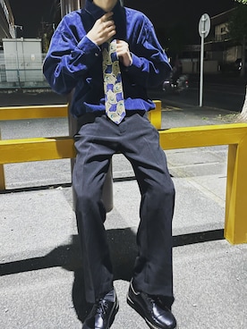 「アイテム（ブーツ）」を使った、kujirayさん（メンズ・184cm）の秋コーディネート