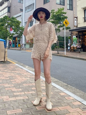 cameronさん（レディース・167cm）の夏コーディネート